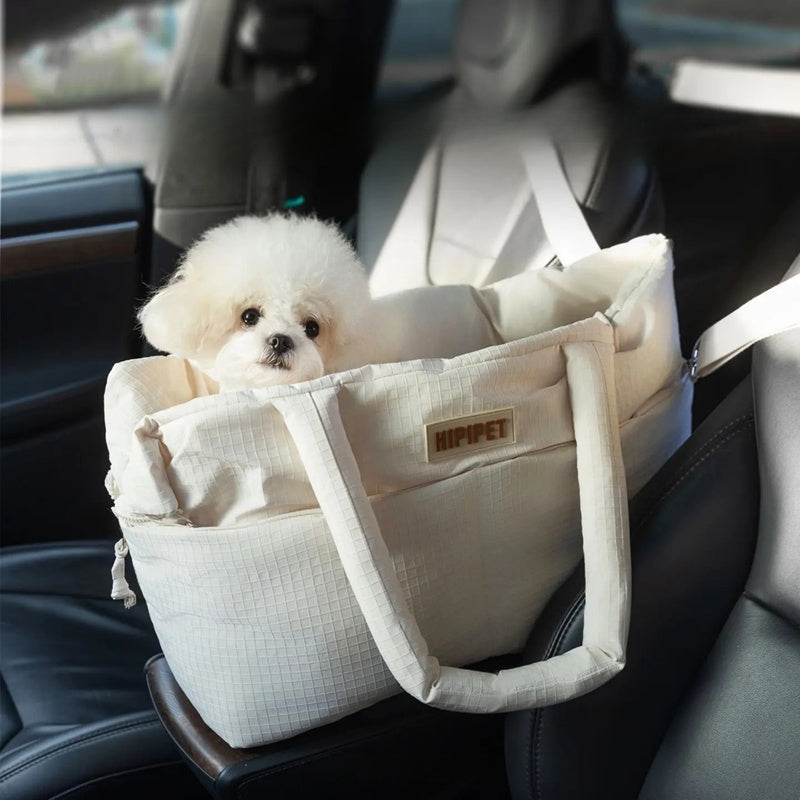 The Ultimate Portable Pet Car Seat With Safety Leash